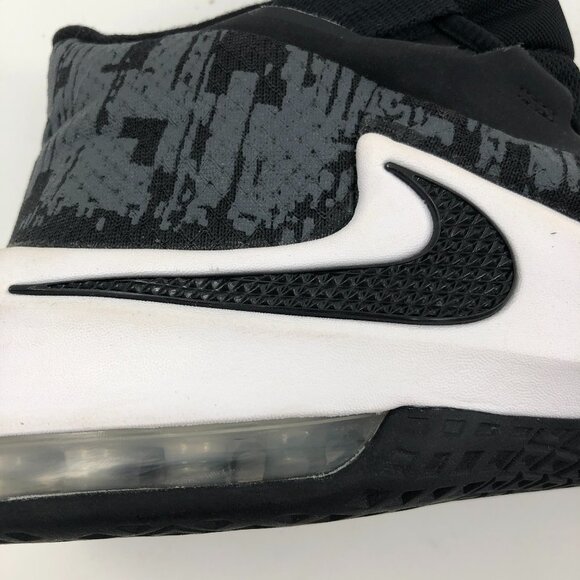 NIKE Air Max Infuriate 2 Mid Black Men's Summer Basketball Shoe US 9M EUC - Picture 7 of 10